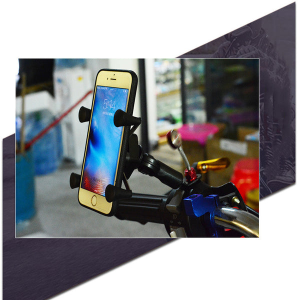 Rechargeable Motorcycle Phone Holder